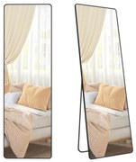 Obdĺžnikové zrkadlo NOIR, 160x50cm, čierna SongmicsHome