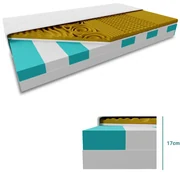 Sendvičový matrac VISCO MEMORY 17 cm 80x200cm Ochrana matraca: BEZ chrániče matraca