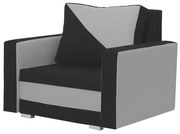 Kreslo ASTRA2 s funkciou spania Čierna/strieborná