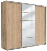 Skriňa Alicja A28 0,4 Craft zlatá/Biely Lacobel