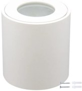 BERGE Prisadené LED svietidlo GU10 IP44 biele