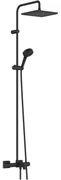 Hansgrohe Vernis Shape, Showerpipe 240 1jet s vaňovým termostatom, čierna matná, HAN-26900670
