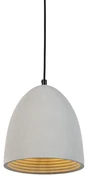 Moderne hanglamp zwart met grijs beton - Eton