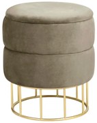 Úložná taburetka ELZA béžová