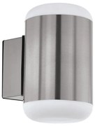 Eglo 97843 - Vonkajšie svietidlo MERLITO 1xE27/10W/230V IP44 matný chróm
