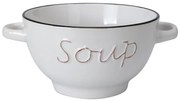 Kameninová miska na polievku Soup 650 ml krémová