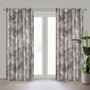 ZATEMŇOVACÍ ZÁVES NA KRÚŽKOCH ESTER 140X250 CM VZOROVANÁ