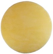 ROUTNER Kúpeľňová predložka UNI COLOR Smotanová 10109 - Smotanová / Kruh Ø 90 cm 10109