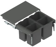 Zásuvka s odpadkovými košmi KB=80 h=32 nl-480 grafit
