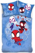 Bavlnené posteľné obliečky Spidey - motív Malí hrdinovia - 100% bavlna Renforcé - 90 x 70 cm +140 x 200 cm