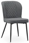 Leo jedálenská stolička, 2 kusy, sivá