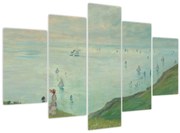 Obraz - Henri Fantin-Latour, Cliffs at Pourville, reprodukcia (150x105 cm)