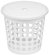 Okrúhly kôš na bielizeň Springfield M biely