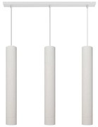 LED Luster na lanku TUBA 3xGU10/4,8W/230V biela