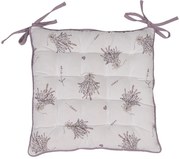 Bavlnený podsedák s výplňou Lavander Garden - 40*40*4 cm