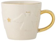 Bloomingville Kameninový hrnček Starry White 200 ml