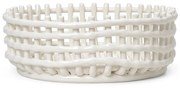 Ferm Living Keramický kôš Centrepiece Off White