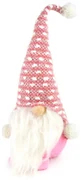 Vianočný textilný škriatok Pinky, 35 cm