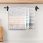 KUCHYNSKÉ UTIERKY ZEFIR SADA 3KS 50X70 CM VZOROVANÉ