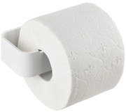 Biely nástenný kovový držiak na toaletný papier Ume – Zone
