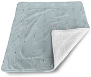 Sablio Deka pre bábätko Modré a Biele lístky - 80x100 cm