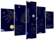 Obraz - Vesmír (150x105 cm)