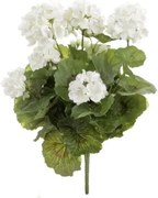 Umelá kytica Muškát, biela%