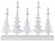 LED Vianočný svietnik LED/2xAA biela