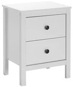 Adore Furniture Nočný stolík 61x46 cm biela AD0039