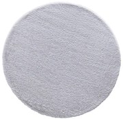 Koberec MOYO 1 strieborný kruh