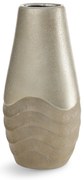 KERAMICKÁ VÁZA SANI 18X10X36 CM BÉŽOVÁ