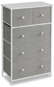 Autronic BONTEC Komoda 56x30x93cm, kov, šedá, AUK-E1051 GREY Farba: Šedá