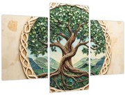 Obraz – Prepletený strom života (90x60 cm)