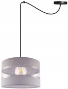 Závesné svietidlo Elegance Spider, 1x textilné tienidlo (výber z 3 farieb), (výber z 2 farieb konštrukcie), (fi 35cm)