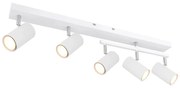 Globo 57911-5W - Bodové svietidlo ROBBY 5xGU10/35W/230V biela