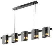 Toolight Toolight, stropné svietidlo 5xG9, APP1706-5CP, čierna-šedá, OSW-04312