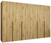 Skriňa Alicante I 300 artisan čierna