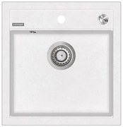 Concept DG00C50WH - Kuchynský drez CUBIS 49x51 cm granit/biela