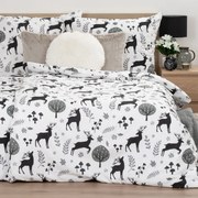 4Home Flanelové obliečky Autumn Forest, 140 x 200 cm, 70 x 90 cm