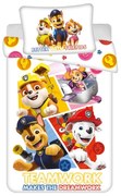 Bavlnené detské obliečky do postieľky 100x135 cm Paw Patrol – Jerry Fabrics