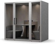 Akustická kancelárska kabína INBOX pre 4 osoby 2200 × 2200 × 1220 mm