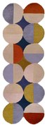 Ručne tkaný vlnený behúň 80x230 cm Mia Ellipse – Flair Rugs
