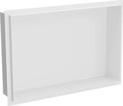 Mexen X-Wall-NR nástenná polica bez príruby 45 x 30 cm, biela - 1921453010