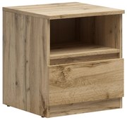 Nočný stolík BRW Tetrix 1 (dub wotan). Akcia -40%. Vlastná spoľahlivá doprava až k Vám domov. 1098539