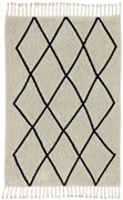 Lorena Canals, Ručne tkaný kusový koberec Bereber Beige, 140x200, béžová, obývacia izba