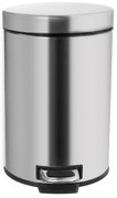 Nášľapný odpadkový kôš z nehrdzavejúcej ocele v lesklo striebornej farbe 3 l – Orion