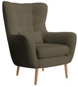 Kreslo Veneza 2 (olivová + buk). Akcia -18%. Vlastná spoľahlivá doprava až k Vám domov. 1099284