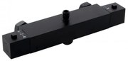 Erga Therm, nástenná sprchová termostatická batéria 150mm, čierna matná, ERG-YKA-BW.GB-THERM-BLK