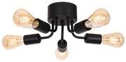 Prisadený luster BRENDA 5xE27/60W/230V čierna