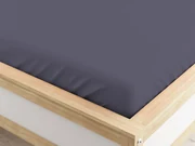 Napínacia plachta z mikrovlákna tmavo sivá 90 x 200 cm